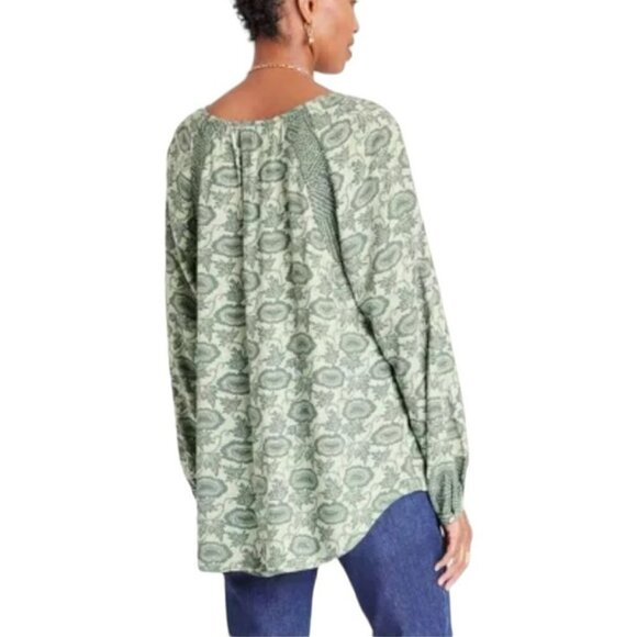 Women's Long Sleeve V-Neck Tunic Top | Knox Rose™ | Medium - Picture 10 of 11